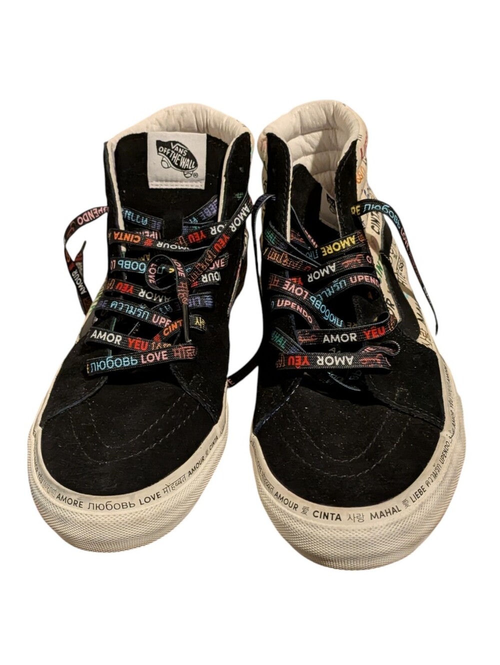 Like New men's Size 8.5 Vans Vault Sk8-Hi VLT LX "Love Pack" - Picture 6 of 7